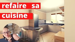 REFAIRE SA CUISINE pas à pas méthode shorts [upl. by Lebezej]