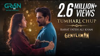 Gentleman OST  Tumhari Chup  Rahat Fateh Ali Khan  Humayun Saeed Yumna Zaidi  Green TV [upl. by Esaele]