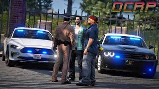 We REALLY Love The New Highway Patrol Cars in GTA RP  OCRP [upl. by Annaitsirk]