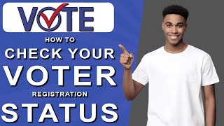 How to check your voter registration status 2024 [upl. by Eitac]