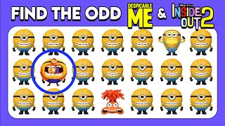 Find the ODD One Out  Inside Out 2 amp Despicable Me 4 Edition  Moca Quiz [upl. by Elocel]