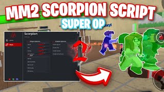 MM2 MURDER MYSTERY 2 SCRIPT SCORPION GUI SHOWCASE SCRIPT ROBLOX [upl. by Katlaps]