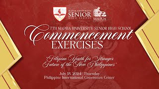 Mapúa Unversity Senior High School 7th Commencement Exercises PM [upl. by Solberg873]