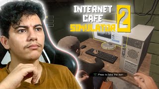 Internet cafe simulater  أغرب لعبة 😐 [upl. by Atiek]