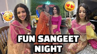 ADEENA ATTENDS HER FRIENDS SPECTACULAR SANGEET NIGHT 😍 AMAZING VIBES [upl. by Tnomyar]