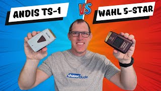 Shaver Battle Andis TS1 vs Wahl Professional 5Star [upl. by Emalia]