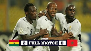 GHANA vs MOROCCO AFC0N 2008 Full Match [upl. by Amalburga]