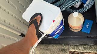 How to open a 40 Pound box of Clorox Pool Chlorine tablets [upl. by Juliet]