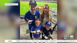 Royals fan relives 2015 World Series glory as team makes another postseason run [upl. by Notsirk]