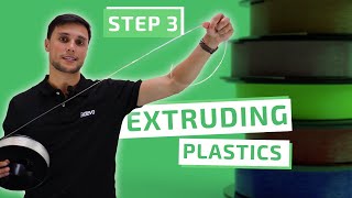 Recycling Plastics  Step 3 Extruding Plastics [upl. by Yadnus]