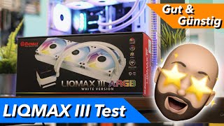 Weiße AIO  Enermax Liqmax III 360 Review Einbau TEST [upl. by Ennovihs]