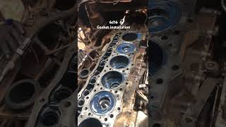 Gasket installation automobile automobile gasket [upl. by Dich205]