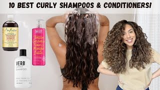 10 Shampoo amp Conditioners for CurlyWavy Hair Drug store and High End Options [upl. by Gautier839]