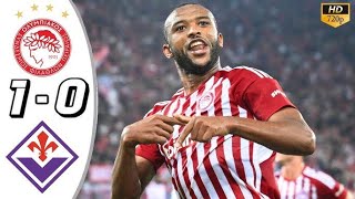 Olympiacos Vs Fiorentina 10  Extended Highlights Europa Conference League Final [upl. by Anwahsad]