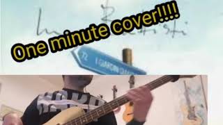 SI VIAGGIARE BASS COVER LUCIO BATTISTI QUICK VIDEO [upl. by Boj]