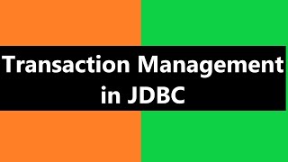 transaction management in jdbc  JDBC Tutorial  transaction management in jdbc example [upl. by Akkeber530]