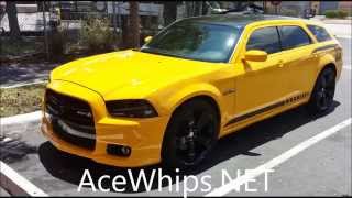 AceWhipsNET Custom Yellow Super Bee 2014 SRT Dodge Magnum [upl. by Haikan]