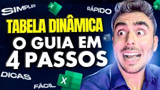 Tabela Dinâmica em 4 Passos Rápidos no Excel com Dicas Valiosas [upl. by Oninotna86]