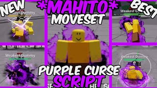 NEW💪🟪Roblox Tsb script  Mahito Moveset  Custom SFX amp VFX  Purple Cursed energy  Ult effect OP🟣 [upl. by Segalman481]