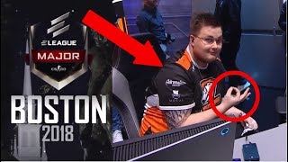 SNAX TROLLUJE MAJOR NAJLEPSZE I ŚMIESZNE MOMENTY  ELEAGUE BOSTON MAJOR 2018 [upl. by Leikeze]