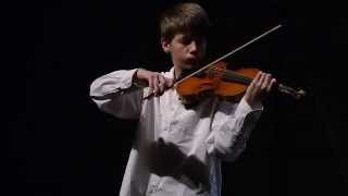 Menuhin Competition 2014 Paul Kropfitsch short clip [upl. by Mallon]