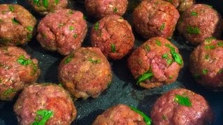 Cilantro Lime Meatballs  Made To Order  Chef Zee Cooks [upl. by Martinelli105]