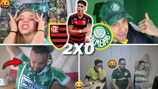 REAÇÕES PALMEIRENSES REVOLTADOS FLAMENGO 2X0 PALMEIRAS COPA DO BRASIL 2024 VAMOS RIR KKKK [upl. by Bloomer]