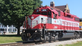 WSOR 3891 leads T004  Whitewater WI 82424 [upl. by Ezeerb]