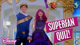 Ultimate Super Fan Quiz 🤩  Descendants  Disney Channel Africa [upl. by Nirrac]