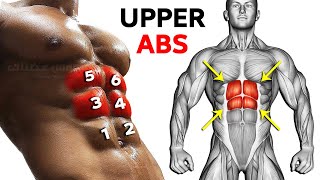 THE ONLY 9 Upper abs Workout You Need [upl. by Arvad]