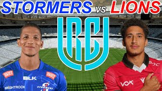 STORMERS vs LIONS URC 2024 Live Commentary [upl. by Mogerly]