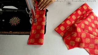 Simple blouse cutting and stitching Very Easy Method Full Video [upl. by Noslien438]