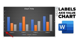 How to change vertical axis labels of chart in word [upl. by Ema]