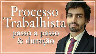 Processo Trabalhista passo a passo amp duração [upl. by Arual]