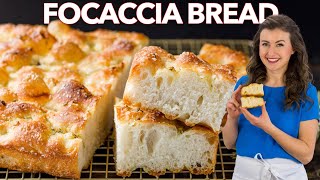 HOW TO MAKE SOFT and CRISPY FOCACCIA BREAD [upl. by Mancino]