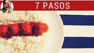 Receta de ALBÓNDIGAS en salsa en 7 pasos  Paulina Cocina [upl. by Nigel]