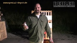 TierabwehrGeräte im PraxisTest  Teil 1 Feinstrahl und Gel Pfefferspray [upl. by Neiht]