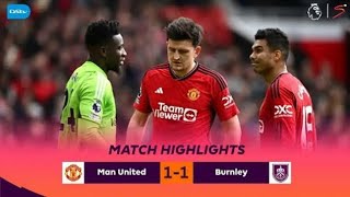 🔴Manchester United vs Burnley 11 Extended Highlights [upl. by Ylla]