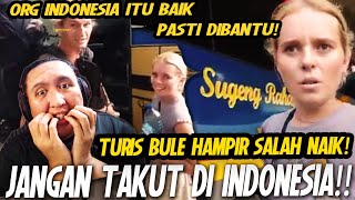 🇲🇾REACTION🇮🇩 Turis Australia Nyaris Salah Naik Bus Beruntung ORANG INDONESIA suka membantu [upl. by Ledua887]