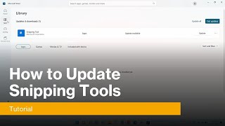 How to Update Snipping Tool in Windows 11 [upl. by Atsilac573]