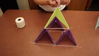 Virtual STEM Club  Tetrahedral Kites [upl. by Iorio]