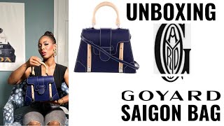 LUXURY UNBOXING GOYARD SAIGON BAG [upl. by Solracnauj645]