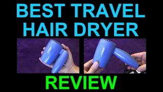 Conair Travel Hair Dryer with Folding Handle  Best Inexpensive Compact Blow Dryer 1600 Watt [upl. by Ahtekahs]