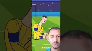 Ronaldo crying 😭😭😭😭 legs 🦵 animation football messi ronaldo cr7 cartoon [upl. by Cataldo]