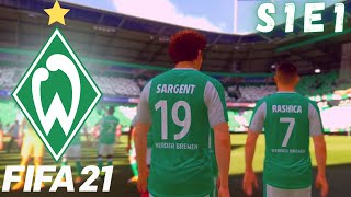 A SLEEPING GIANT AWAKENS  SV Werder Bremen Career Mode S1E1  FIFA 21 [upl. by Notyarb]