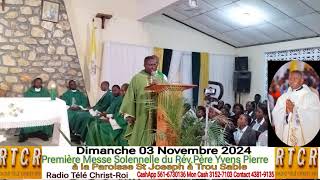 Première Messe Solennelle du Rév Père Yvens Pierre à la Paroisse St Joseph de Trou Sable [upl. by Naxor]