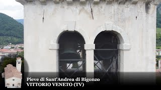 Suonata a Plenum  Campane della Pieve di S Andrea di Bogonzo a Vittorio Veneto TV [upl. by Garald]