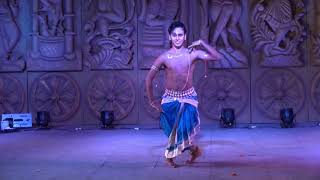 Kirwani Pallavi  Odissi Dance performance by Sunil Behera at Debadashi Nrityanjali Odissi Festival [upl. by Amaj]