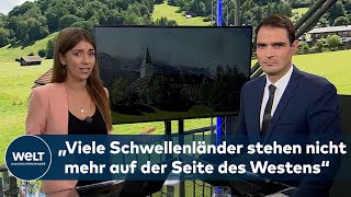 G7GIPFEL „Scholz hat erkannt dass viele Länder nicht mehr auf der Seite des Westens stehen“ [upl. by Ulund]