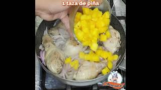 La receta de pollo con piña que sorprendió a todos [upl. by Jillian64]